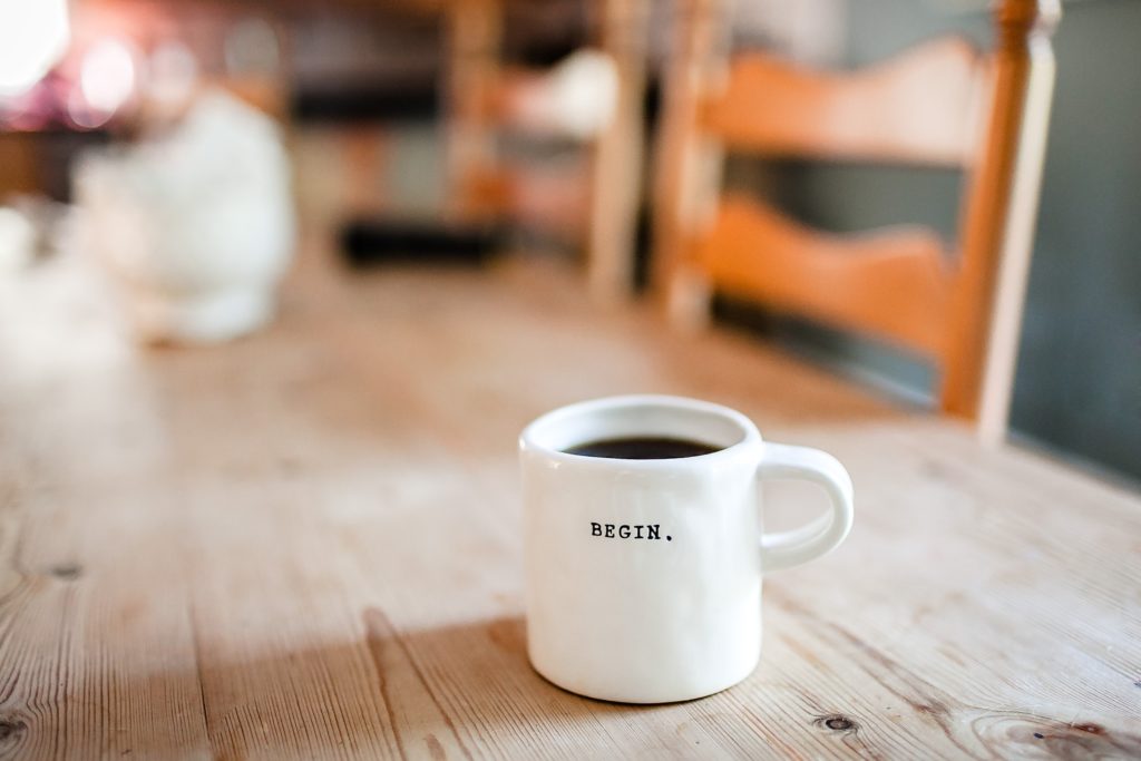 waking up early unsplash coffee cup
